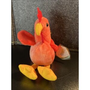 Ty Beanie Baby "Strut" retired rooster 1996 vintage 90s new with tag‎ deadstock